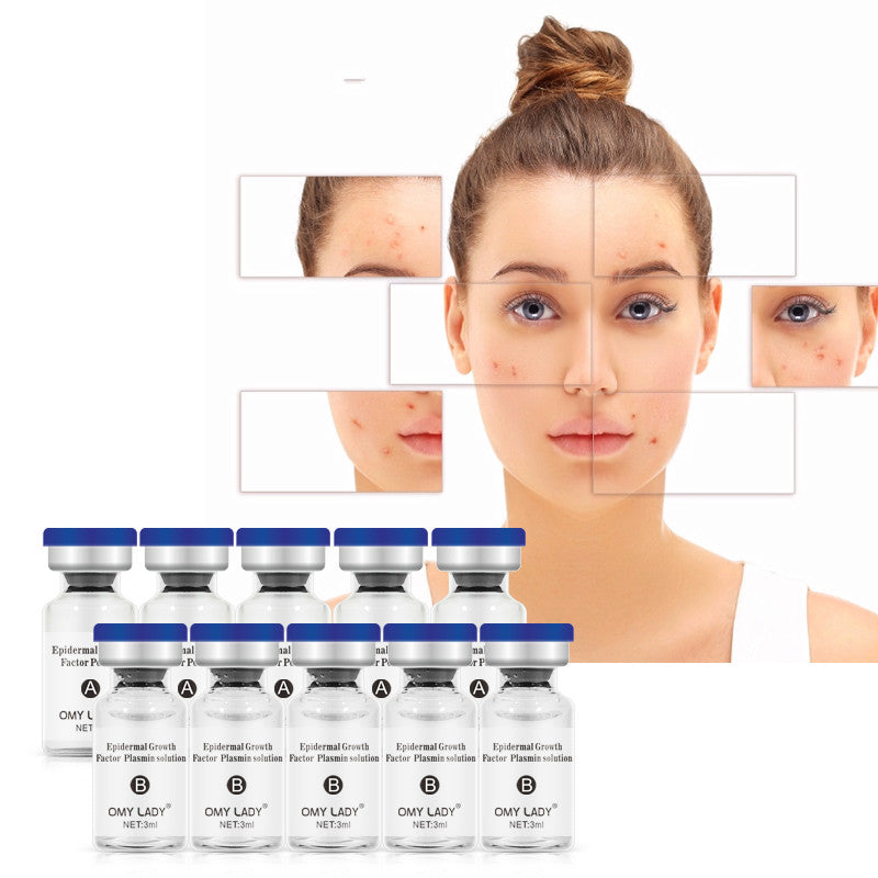 EGF stem cell microneedling serum for skin rejuvenation and wrinkle reduction.