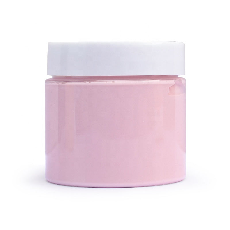 Collagen face mask in a pink jar for deep cleansing and blackhead removal.
