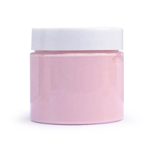Collagen face mask in a pink jar for deep cleansing and blackhead removal.