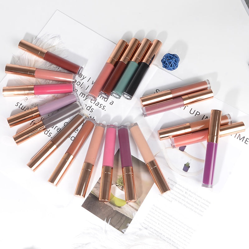 Romantic Beauty Cosmetic Waterproof Matte Nude Lipstick Lipstick Private Label