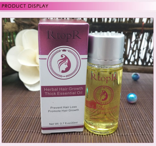RtopR Herbal Hair Growth Thick Essential Oil – hair care oil with botanical ingredients for smoother-