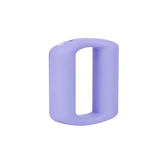 Purple multifunctional vibration wave massager with handle.