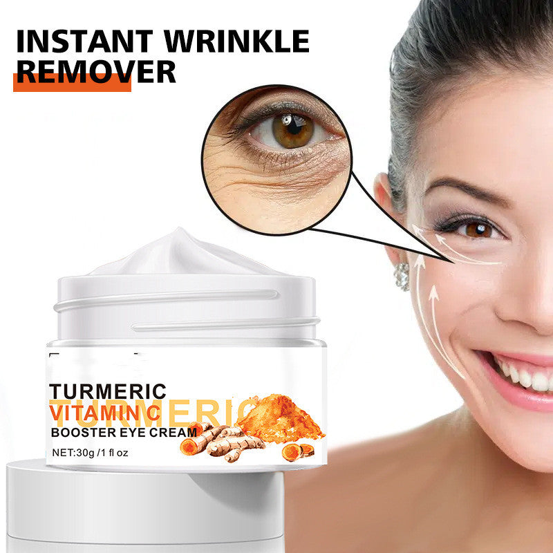 Turmeric Vitamin C Eye Cream by LA BELLE DANOISE 30g eye cream dimensions showing 5.2cm width, 3.2cm height and 1 fl oz size