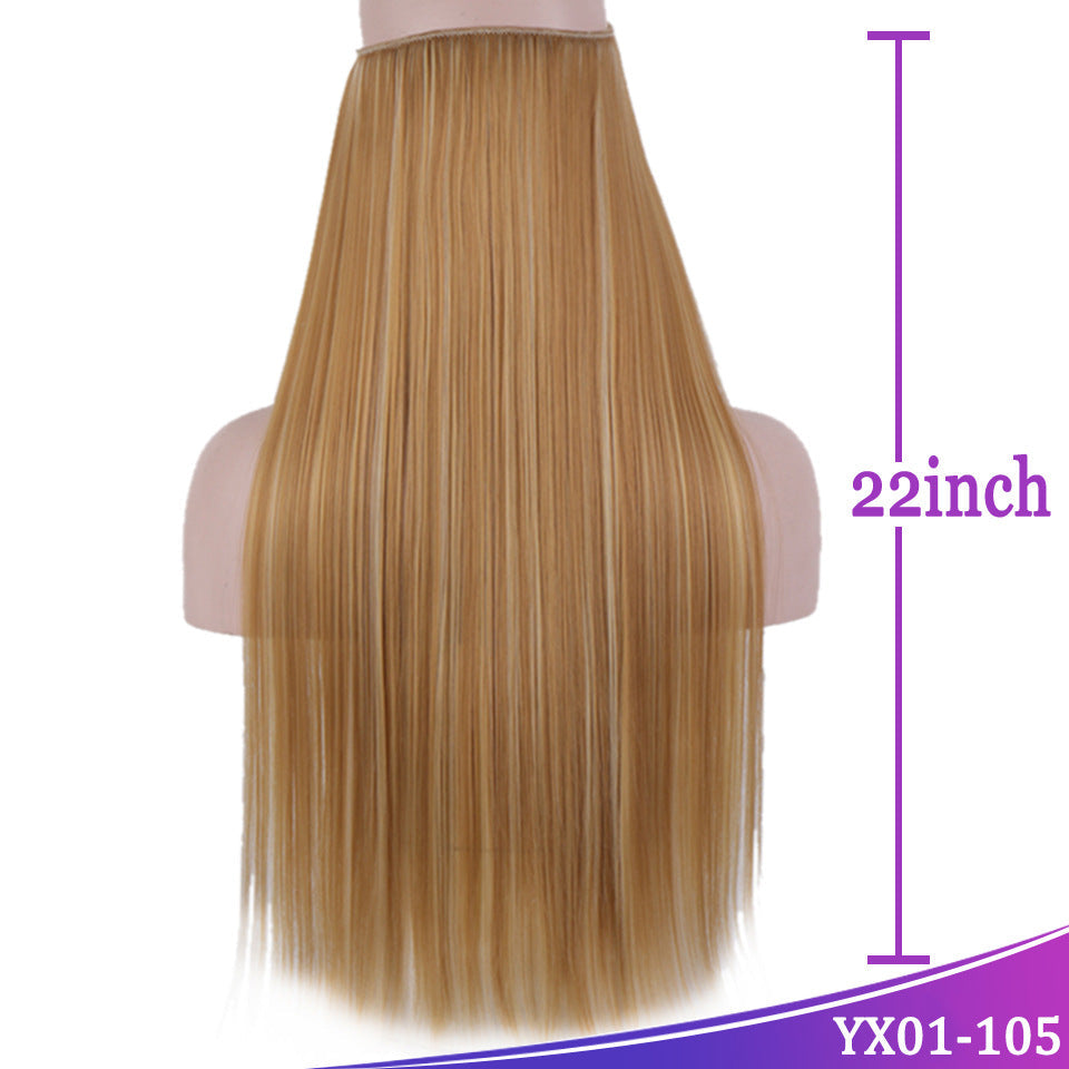 Fish Line Hair Extension – natural-looking long hairpiece for added volume