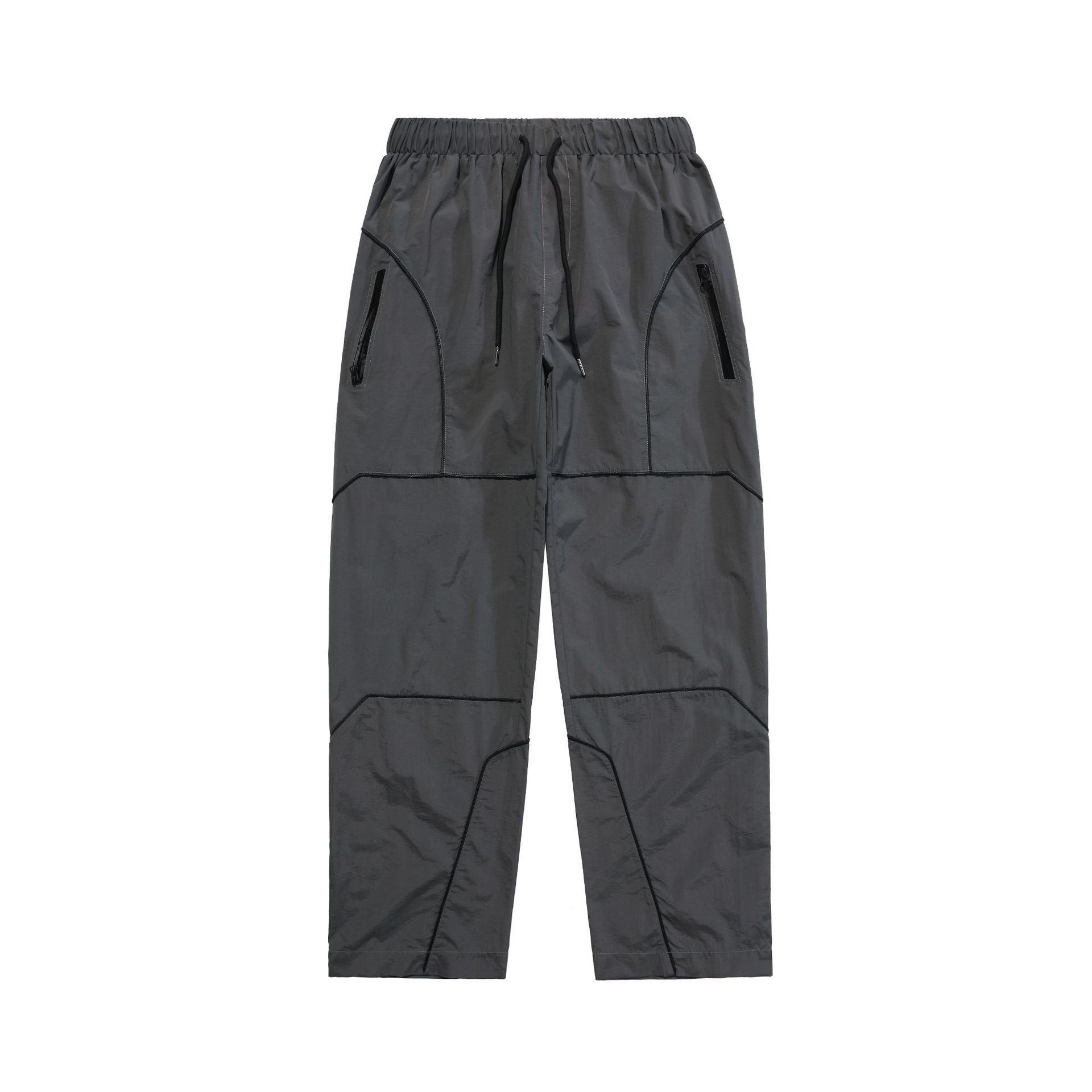 Trousers Full Zipper Loose Casual Pants