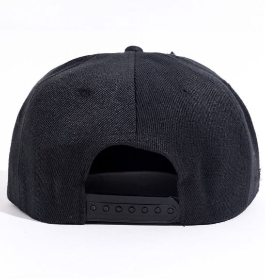 Black Rivet Hat with black spikes