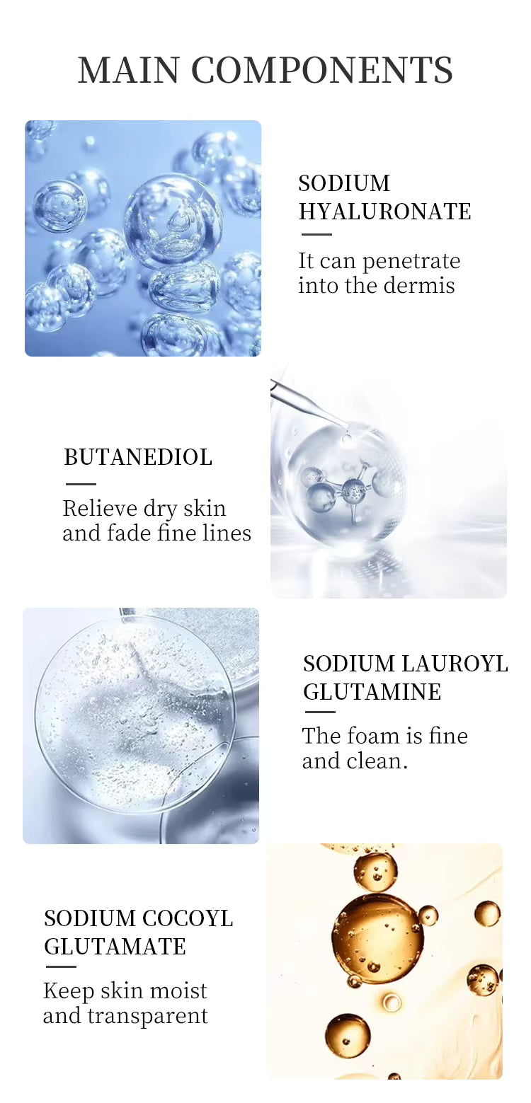 Moisturizing Anti-Acne Daily Cream Cleanser with Amino Acids - Hydrating Makeup Remover