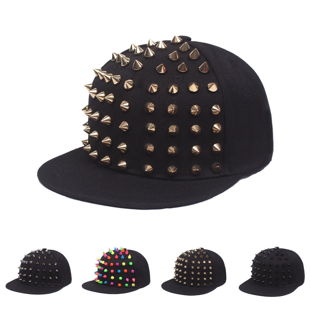 Unisex Rivet Hat with spikes