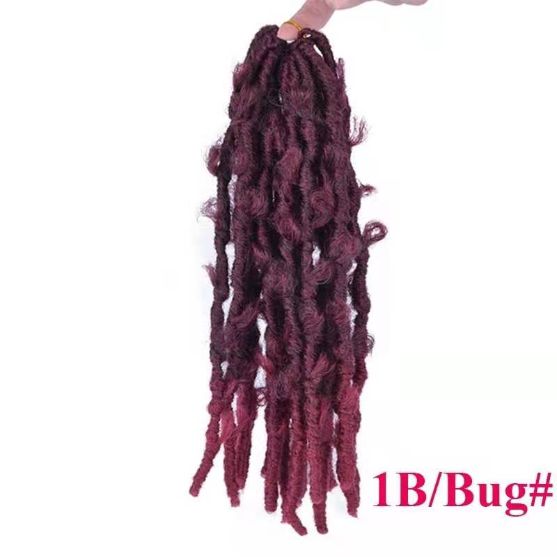Butterfly Locs Crochet Braids in black and honey blonde blend 1B 27