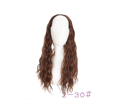 Curly Clip In Hair Extension in colour 30 with V-shaped design