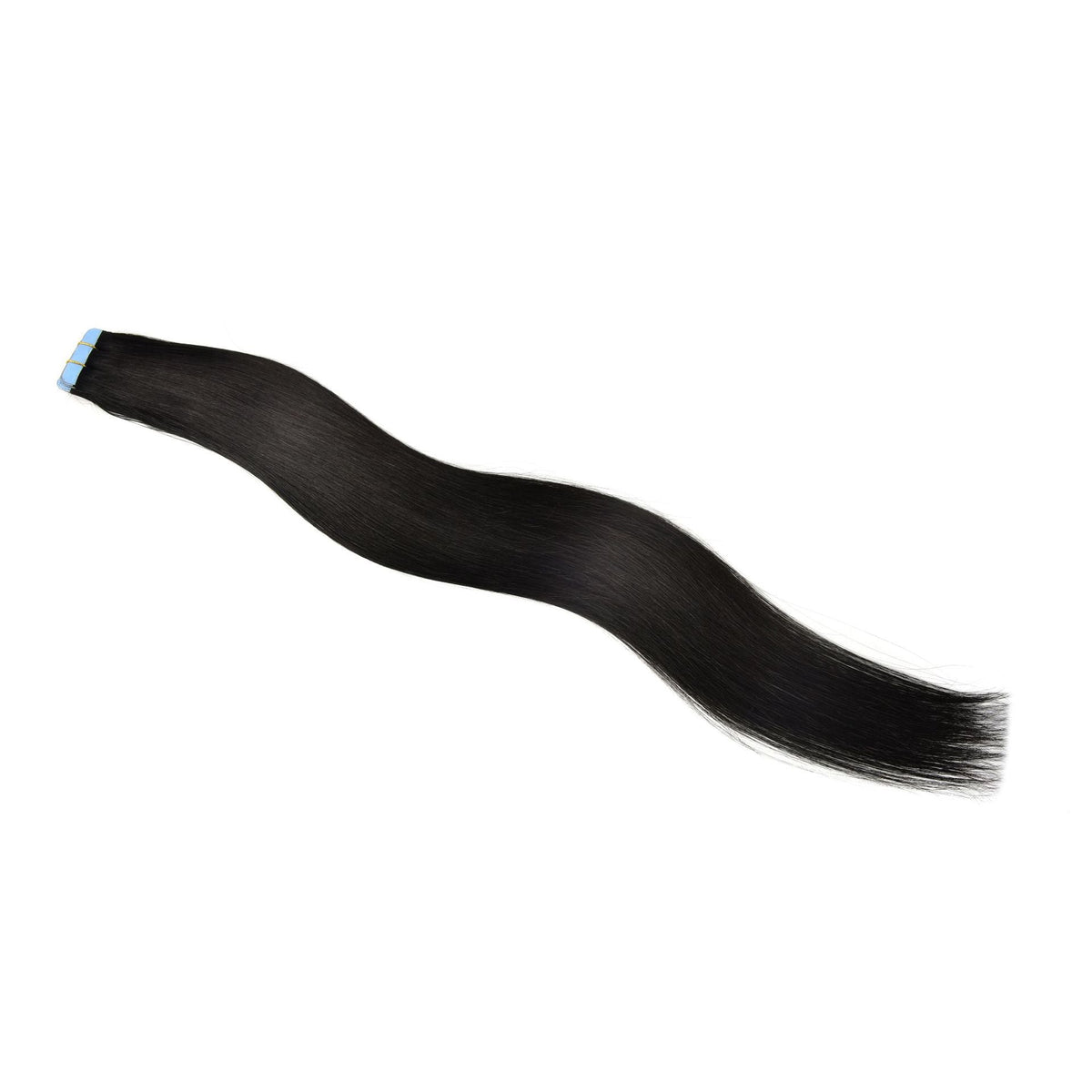 Invisible Tape In Hair Extensions black tape hairpiece with soft wave