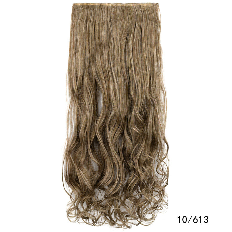 Long Curly Clip In Hair Extension in colour 10613 ash blonde blend