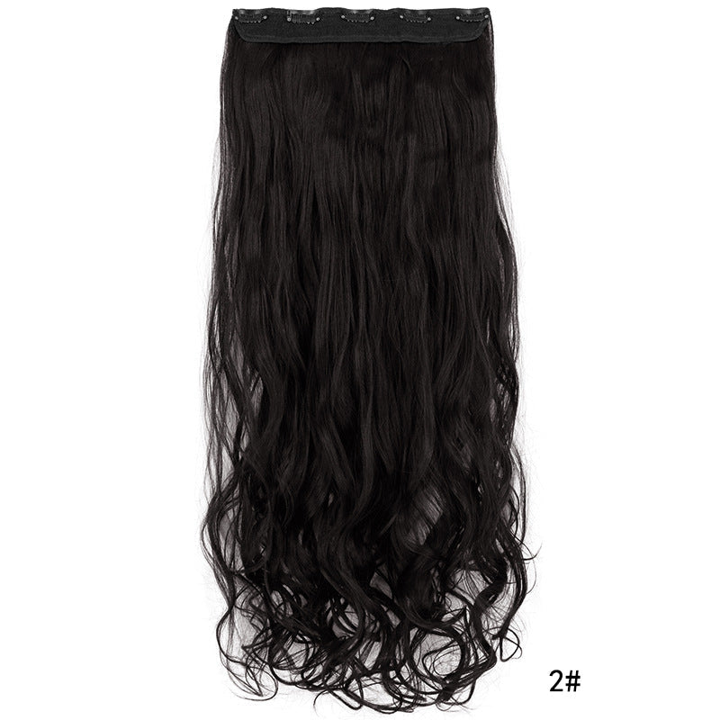 Long Curly Clip In Hair Extension in colour 2 dark brown