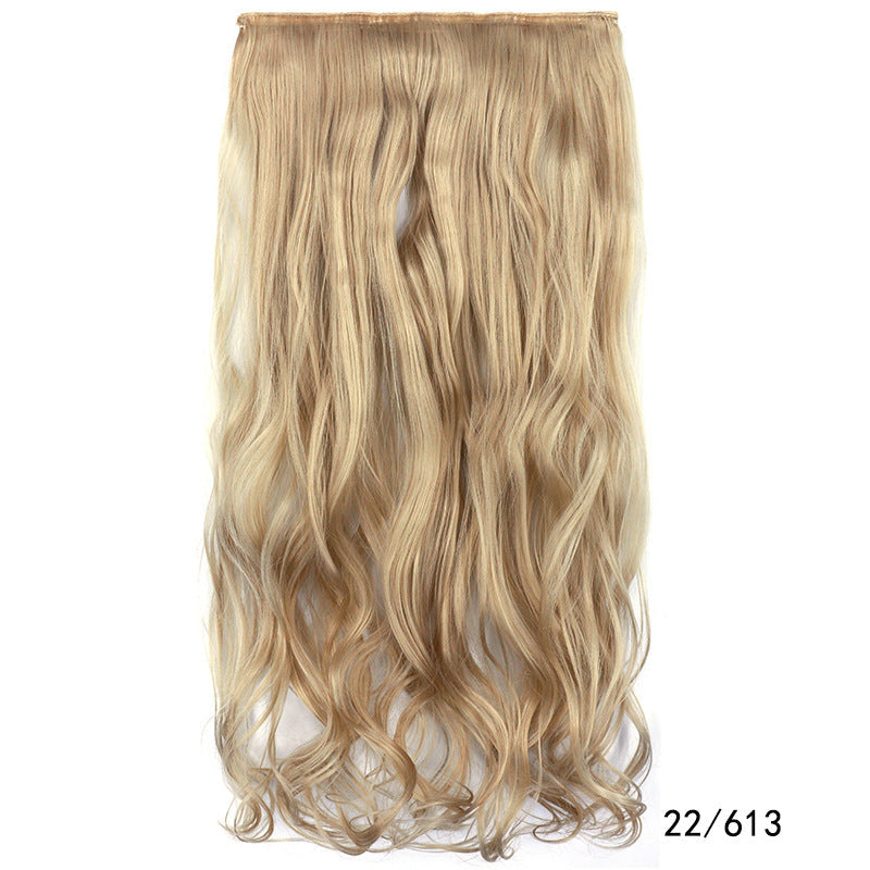 Long Curly Clip In Hair Extension in colour 22613 light blonde blend