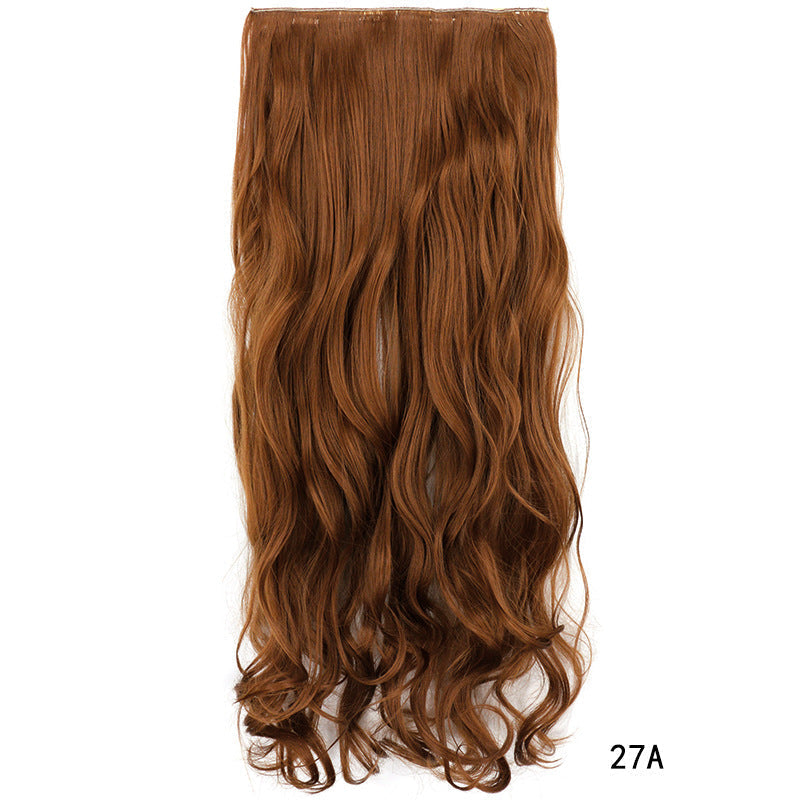 Long Curly Clip In Hair Extension in colour 27A copper blonde