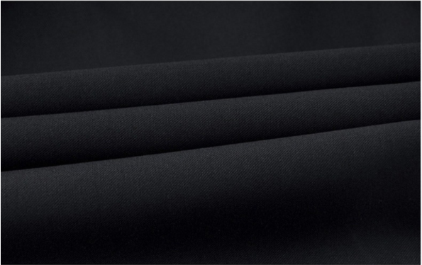 Mens Business Suit Pants black viscose blend fabric detail