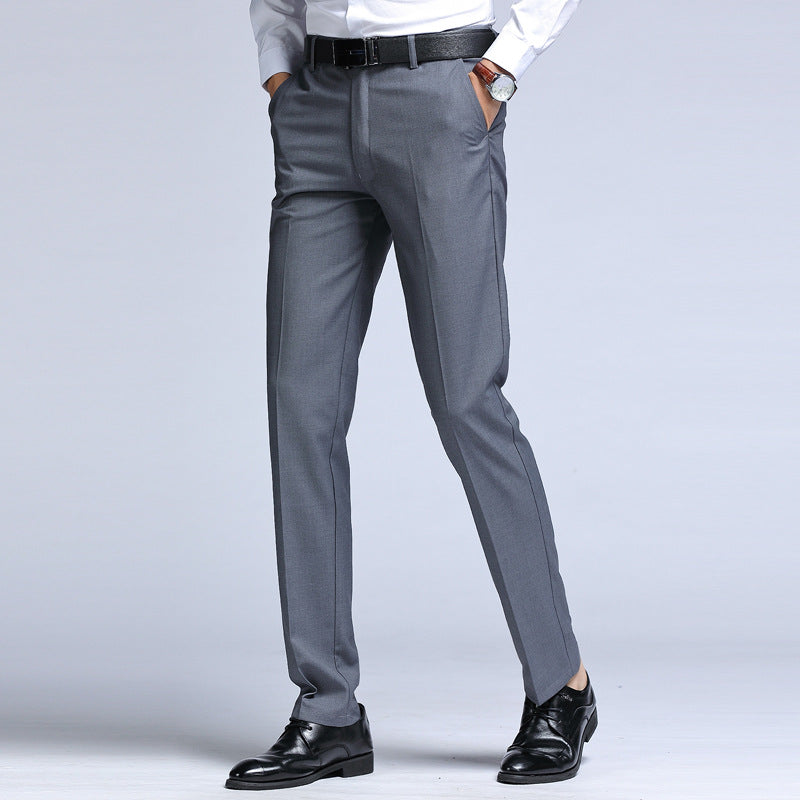  Mens Business Suit Pants in grey professional office style
