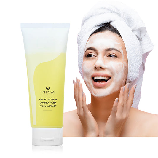 Moisturizing Anti-Acne Daily Cream Cleanser with Amino Acids - Hydrating Makeup Remover.