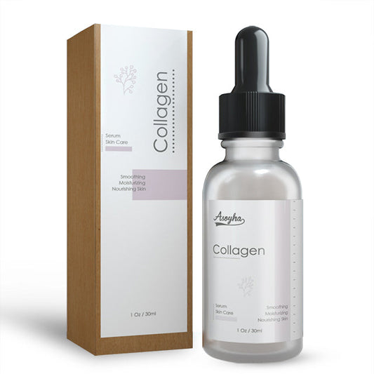 Collagen Serum 30 ml bottle with dropper and product packaging