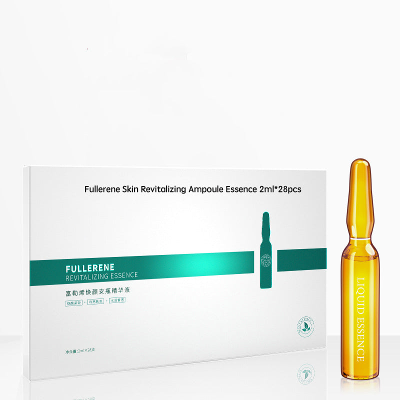 Facial Serum Ampoule Set red formula packaging with ampoule
