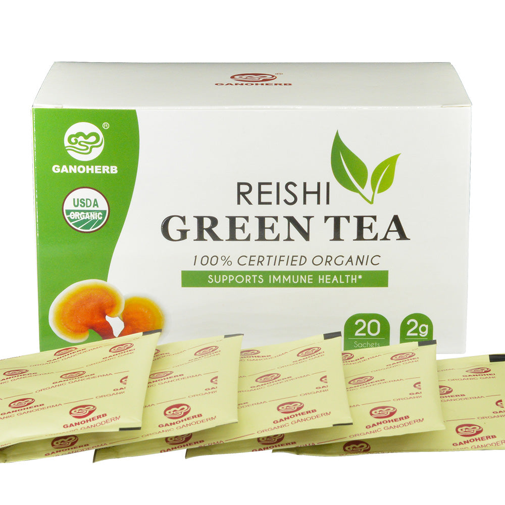 Reishi Green Tea preparation and everyday serving guide